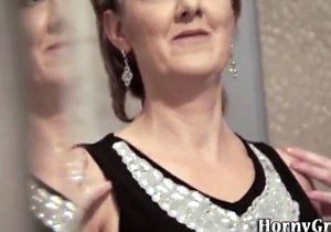 Charming European granny is gonna get fucked