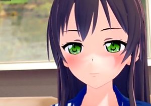 Cuckolding-themed hentai porno movie in HD